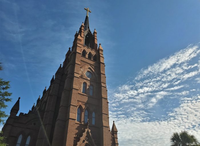 The cornerstone for the Cathedral of St. John the Baptist  on Broad Street was laid in 1890, but the construction of the church was not completed until 2010 — when the steeple was finally added.