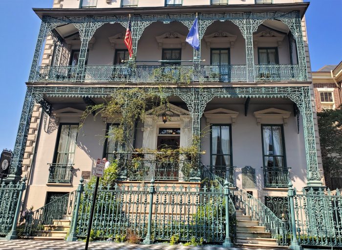 The John Rutledge House, now an inn, was completed in 1763. Rutledge, among his many roles in South Carolina and the US, was one of the signers of the United States Constitution.