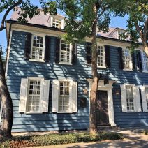 This beautiful house (now being used as an office) on Broad Street holds the distinction of being the oldest frame structure in Charleston. It was built before 1715!