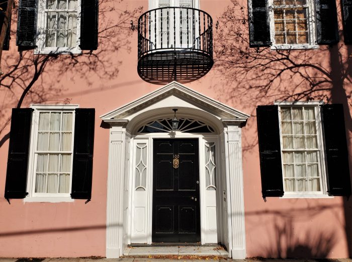 This eye-catching pink house on Tradd Street was built in 1740 -- 36 years before the American Revolution.