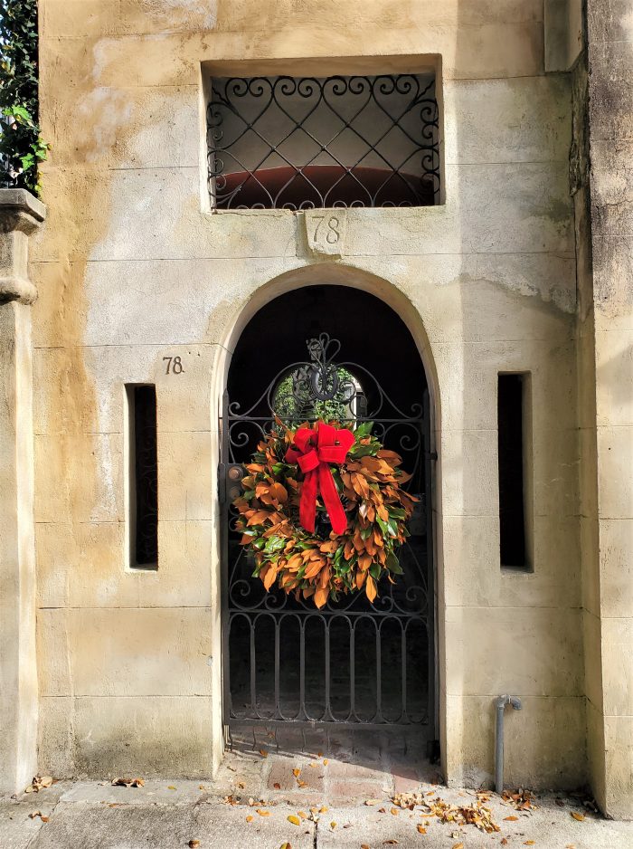 This nicely decorated gate belong to a house that was built in 1785 on Church Street.