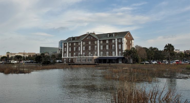 The West Point Rice Mill (aka the Historic Rice Mill), c. 1861, sits on the banks of the Ashley River (right next to the Marina Variety Store Restaurant, the best breakfast place in Charleston.) The rice (known as Carolina Gold) once made Charleston the richest city in North America.