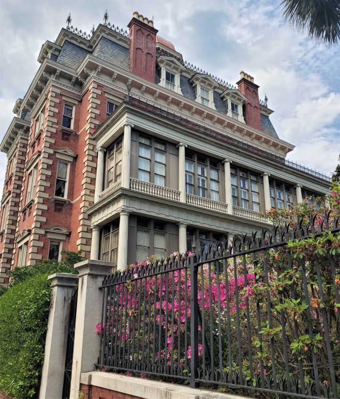 The Wentworth Mansion, built c. 1886 as a private house on Wentworth Street, was once known as “the finest home in all of Charleston.” With about 24,000 square feet of space, it's an amazing building. You can stay there, as it is now a spectacular 5 Star hotel.