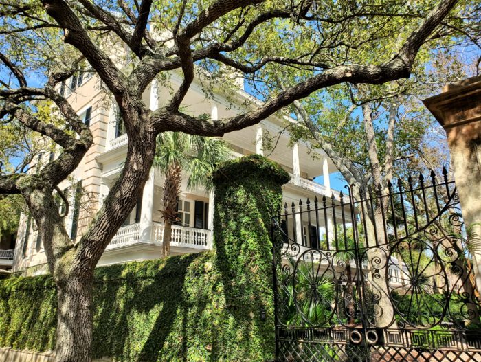 This antebellum beauty on Legare Street, built in 1857, is actually situated on land that used to be part of the Miles Brewton House -- one of the most significant pre-Revolutionary War houses in the United States.