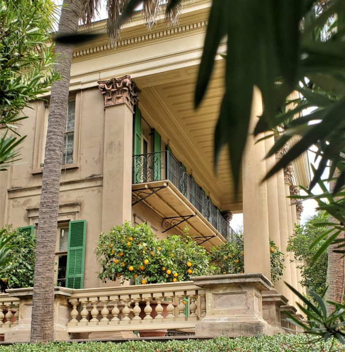 This impressive house (Isaac Jenkins Mikell House, c. 1854) at the corner of Ashley Avenue and Montagu Street was once used as the Charleston library. Now it's the home to one of the Southern Charm reality TV cast members.