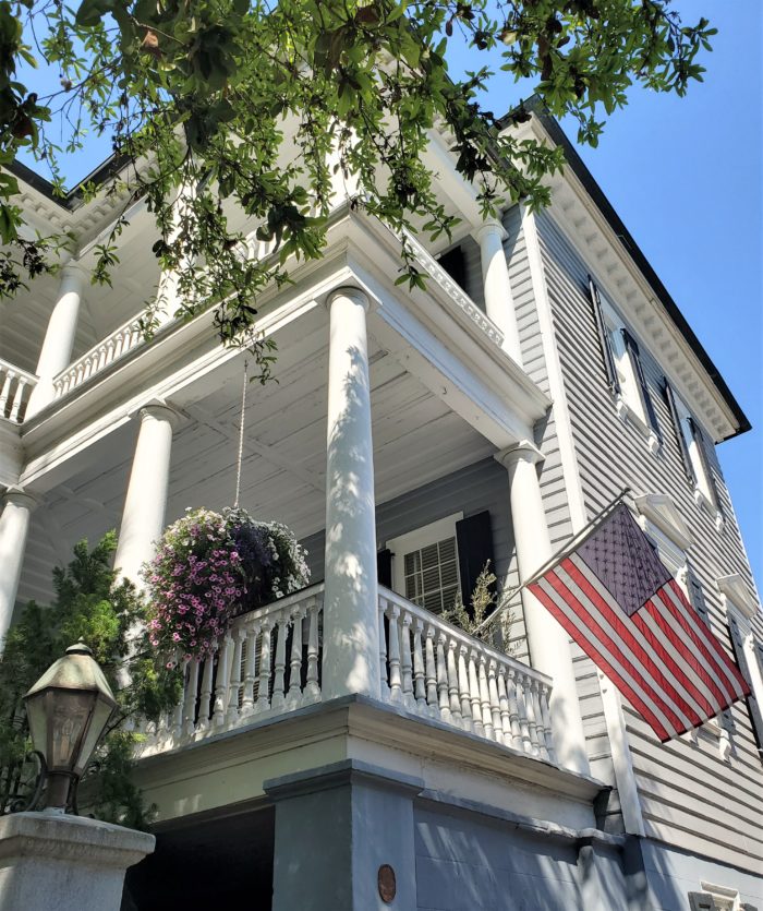 This incredible house on Tradd Street was built around 1765 by Humphrey Sommers, the chief subcontractor for the construction of St. Michael's Church.  