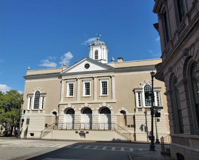 Built in 1761-1771, the Old Exchange Building on East Bay Street is one of the most important colonial era buildings in Charleston, and the United States. Many important things have happened in its halls over time, but one of the most significant is that it is where the first local reading of the Declaration of Independence took place.